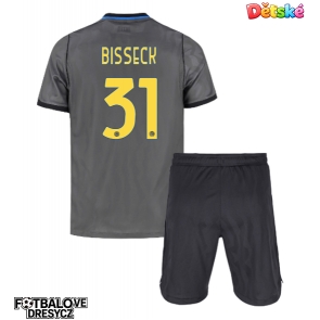 Inter Milan Yann Bisseck #31 Dětské Alternativní dres komplet 2026-27 Krátký Rukáv (+ trenýrky)
